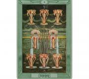 Փոքր Arcana Tarot Eight of Cups. իմաստը և համադրությունը այլ քարտերի հետ