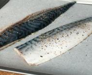 Tørr salting av makrell